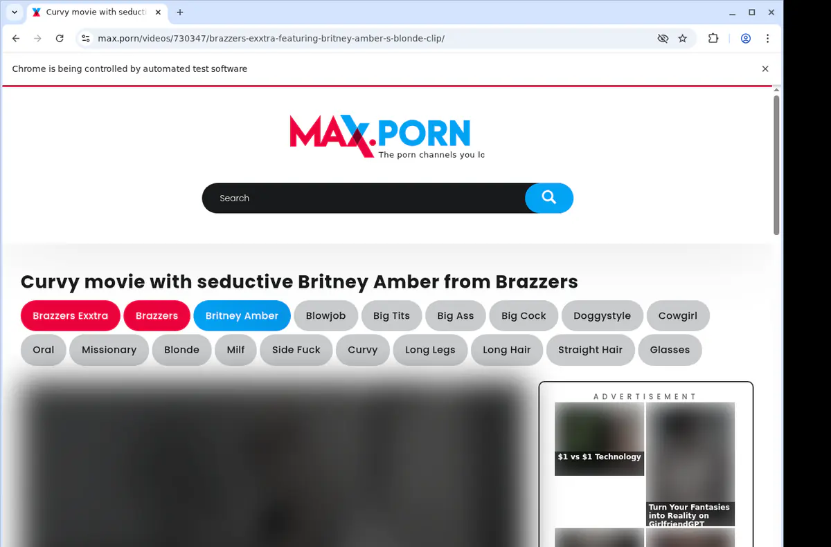Maxporn Video Downloader browser extension screenshot 2